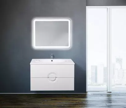 Тумба Bianco Lucido 100 см BelBagno Onda ONDA-1000-2C-SO-BL