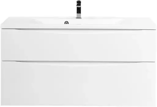 Тумба Bianco Lucido 109,6 см BelBagno Marino MARINO-H60-1100-2C-SO-BL-P