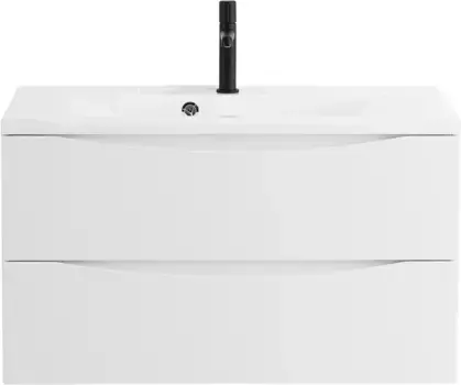 Тумба Bianco Lucido 109,6 см BelBagno Marino MARINO-1100-2C-SO-BL-P