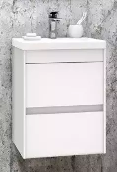 Тумба Bianco Lucido 39,6 см Art&Max Family FAMILY-400-2C-SO-BL