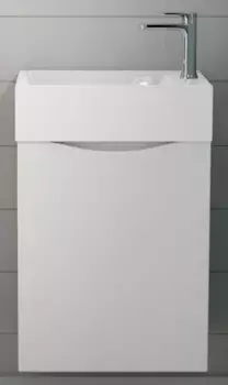 Тумба Bianco Lucido 50 см Art&Max Liberty Liberty-500-1D-SO-BL-L