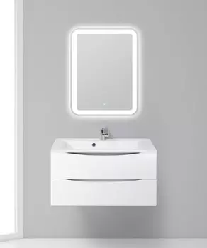 Тумба Bianco Lucido 89,6 см BelBagno Marino MARINO-900-2C-SO-BL-P