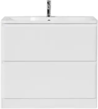 Тумба Bianco Lucido 99,6 см BelBagno Albano ALBANO-1000-2C-PIA-BL