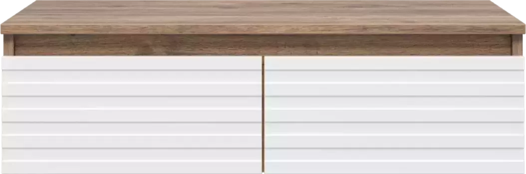 Тумба Brevita Dakota DAK-009080-19-012Я 80,6 см, подвесная, белый матовый/дуб галифакс