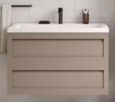 Тумба Cappuccino Matt 99,3 см Art&Max Platino AM-Platino-1000-2C-SO-CM