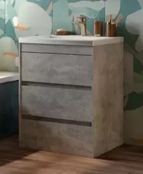 Тумба Cemento Veneto 73,7 см Art&Max Family FAMILY-750-3C-PIA-CV