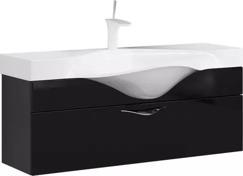 Тумба черный 110 см Aqwella 5 Stars Broadway Brw.01.10/001/BLK