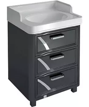 Тумба черный глянец 57 см Kerama Marazzi Pompei PO.60.3BLK