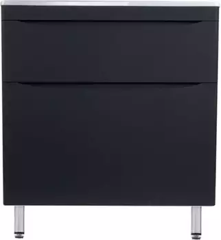 Тумба черный матовый 89 см Style Line Бергамо СС-00002363