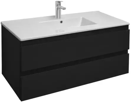 Тумба черный матовый 99,8 см Jacob Delafon Madeleine EB1318-J53