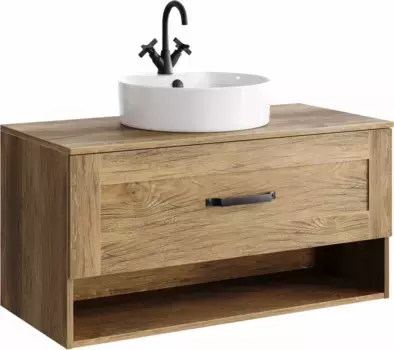 Тумба дуб балтийский 100 см Aqwella Craft CRF0110DB