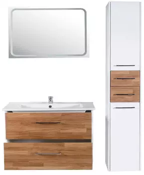 Тумба дуб/белый 82 см ASB-Woodline Оскар