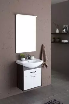 Тумба дуб кантенбери/белый 55,4 см Aquanet Грейс 00198374