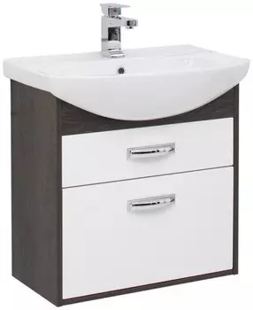 Тумба дуб кантенбери/белый 60,4 см Aquanet Грейс 00198378