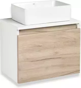 Тумба дуб крафт/белый 50 см Runo Бари 00-00001373