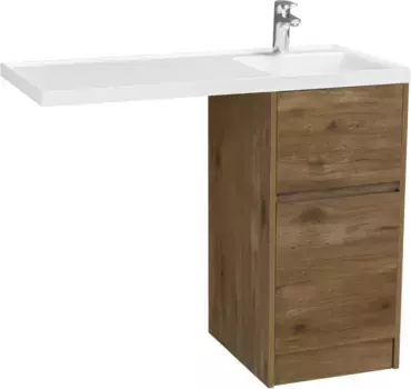 Тумба дуб рустикальный 42 см Акватон Лондри 1A2670K1LHDR0