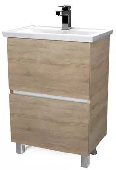 Тумба под раковину 1Marka Aris У76060 57 см, напольная, дуб сонома