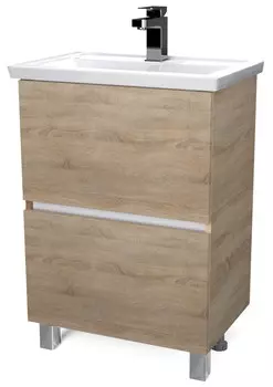 Тумба под раковину 1Marka Aris У76061 67 см, напольная, дуб сонома