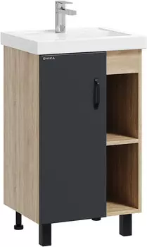 Тумба дуб сонома/серый матовый 47 см Onika Тимбер 105035