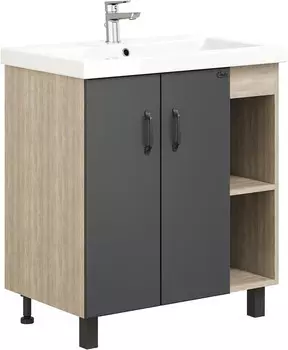 Тумба дуб сонома/серый матовый 66 см Onika Тимбер 107057