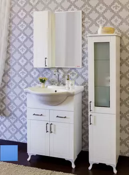 Тумба голубой матовый 59,6 см Sanflor Глория C000005708