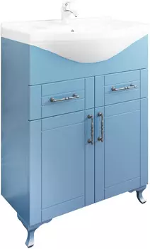 Тумба голубой матовый 61,6 см Sanflor Глория C04592