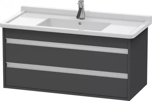 Тумба графит матовый 100 см Duravit Ketho KT664504949