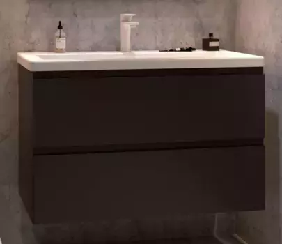 Тумба Grigio Matt 100 см Art&Max Bianchi AM-Bianchi-1000-2C-SO-GM