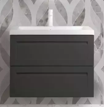 Тумба Grigio Matt 73,6 см Art&Max Platino AM-Platino-750-2C-SO-GM