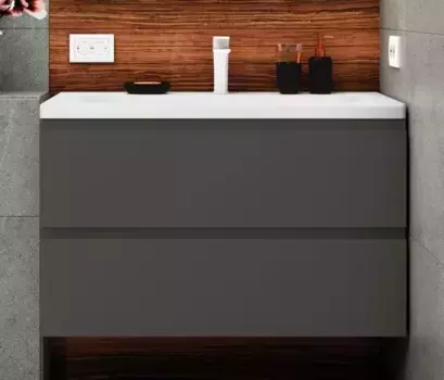 Тумба Grigio Matt 90 см Art&Max Bianchi AM-Bianchi-900-2C-SO-GM