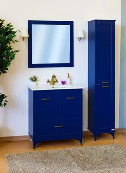 Тумба индиго матовый 72 см Sanflor Ванесса C000005883