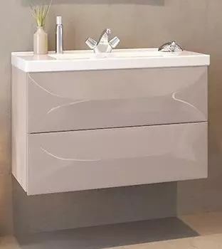 Тумба капучино глянец 78,8 см Marka One Elegant У69405