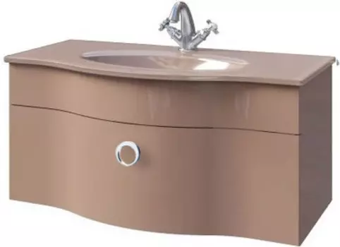 Тумба капучино глянец 85 см Caprigo Nokturn 1313-TP019