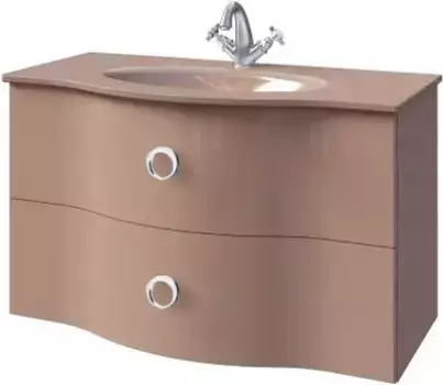 Тумба капучино глянец 85 см Caprigo Nokturn 1319-TP019