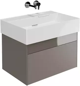 Тумба коричневый глянец/коричневый матовый 67 см Kerama Marazzi Logica LOG.70.2\SAN