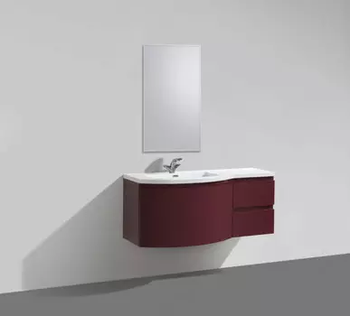 Тумба красный бриллиант 120,5 см BelBagno Prospero PROSPERO-1200-3C-SO-RB-LEFT