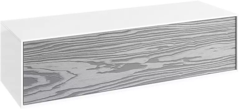 Тумба миллениум серый/белый глянец 120 см Aqwella 5 Stars Genesis GEN0312MG