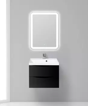 Тумба Nero Lucido 59,6 см BelBagno Marino MARINO-600-2C-SO-NL-P