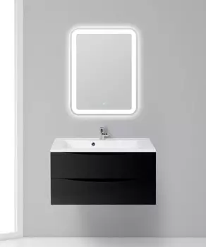 Тумба Nero Lucido 89,6 см BelBagno Marino MARINO-900-2C-SO-NL-P