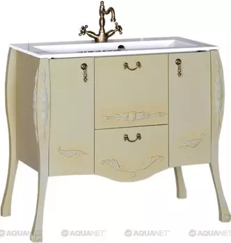 Тумба олива 97,6 см Aquanet Виктория 00182566