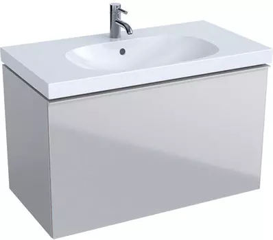 Тумба песочный глянец/песочный матовый 89 см Geberit Acanto 500.612.JL.2