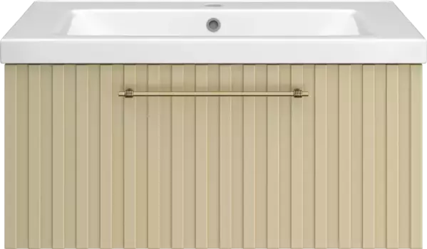 Тумба под раковину Brevita Alicante ALI-09080-4601Я 78,3 см, подвесная, капучино матовый