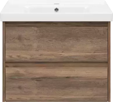 Тумба под раковину Brevita Dallas DAL-01070-074П 67 см, подвесная, дуб галифакс