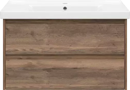 Тумба под раковину Brevita Dallas DAL-01090-074П 86,5 см, подвесная, дуб галифакс