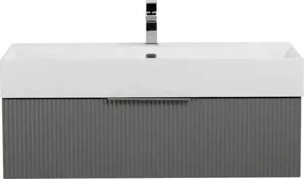 Тумба под раковину Cezares Premium 55424 90,4 см, подвесная, Plisse Grigio Nuvola