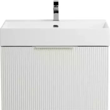 Тумба под раковину Cezares Premium 55436 70,4 см, подвесная, Plisse Bianco Opaco