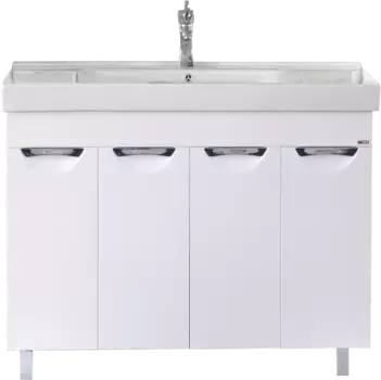 Тумба под раковину Misty София П-Соф01100-011Пр 97,6 см, напольная, белый глянец