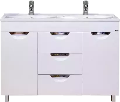 Тумба под раковину Misty София П-Соф01120-0113Я 120,5 см, напольная, белый глянец