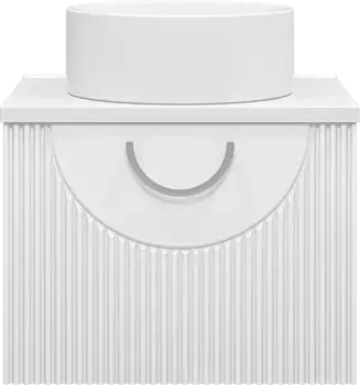 Тумба под раковину Misty Ярина П-Яри-09060-011Я 59 см, подвесная, белый матовый