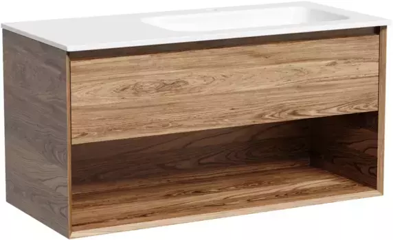 Тумба под раковину Sancos Marmi 1.0 MR1.0100RECH 99,5 см R, подвесная, дуб чарльстон